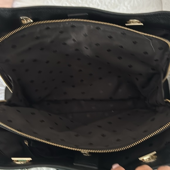 COPY - Kate Spade Pebbled leather Chain handbag black great condition - Picture 6 of 13